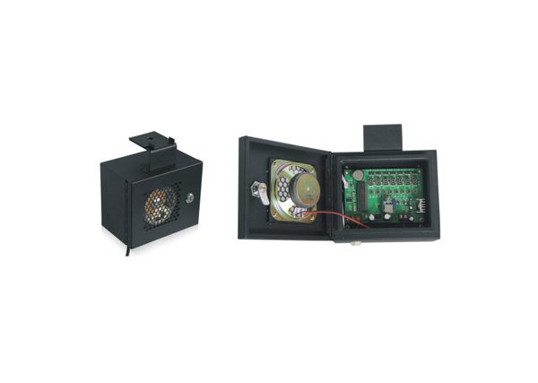 Embedded self-programming pedestrian crossing voice prompter
