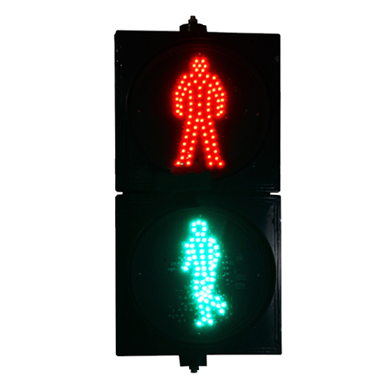 Dynamic pedestrian signal light unit 2 (static red man moving green man)