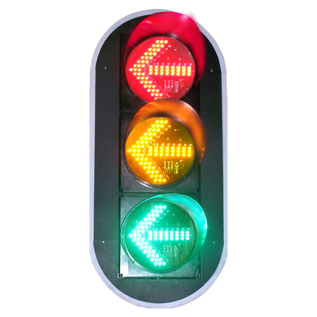 Motor vehicle arrow light three units