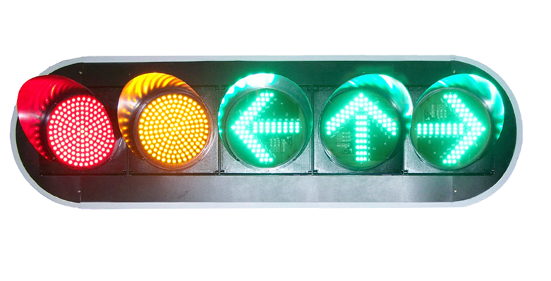 Motorized arrow combination lamp five units