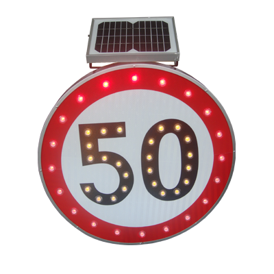 Solar LED traffic signs